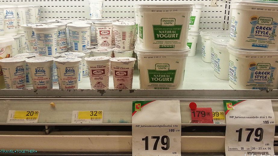 Uvezeni jogurti u velikim bankama