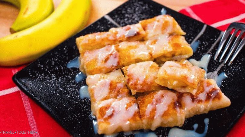 Palačinke sa bananama u Tajlandu
