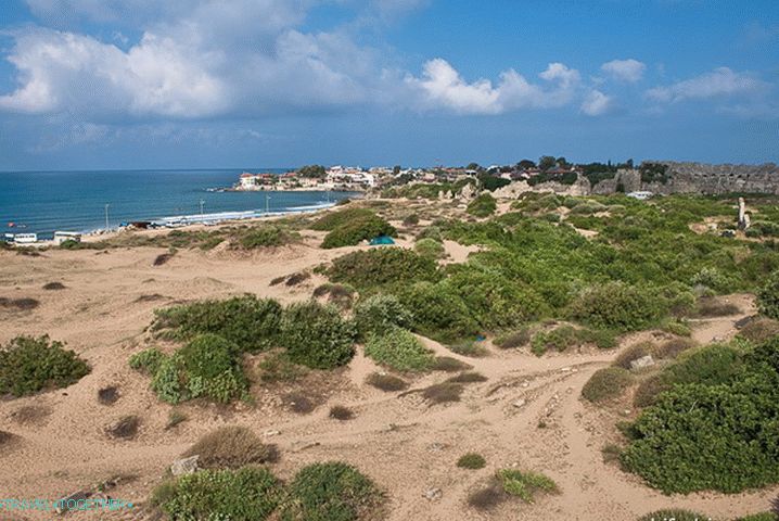 Sand Dunes of Side. Turska.