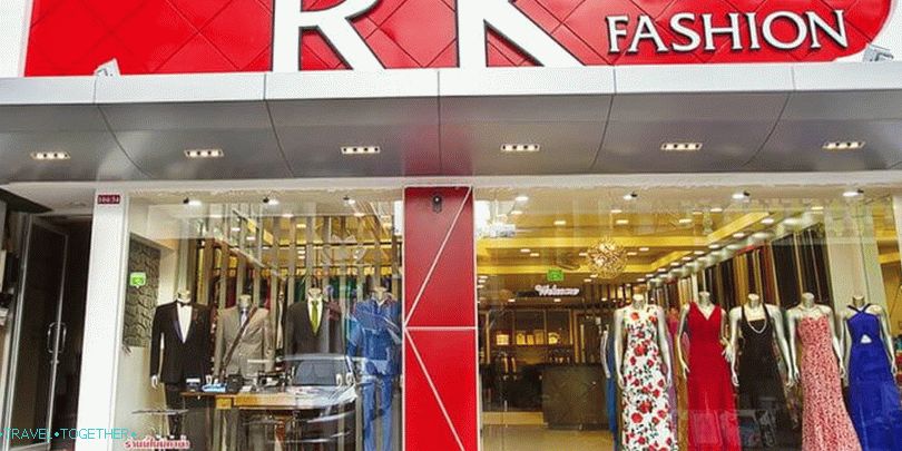 Prodavnica odjeće R. K. Fashions in Phuket