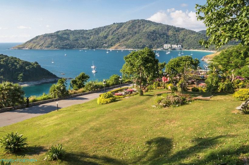 Plaže Ao Sein i Nai Harn mogu se vidjeti u daljini