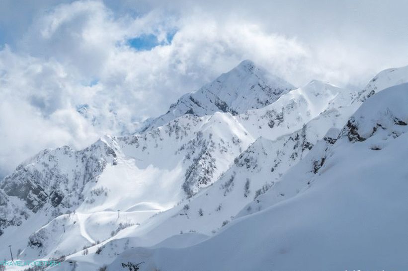 Promatračnica Rosa Peak na Rosa Khutor - najbolji pogledi