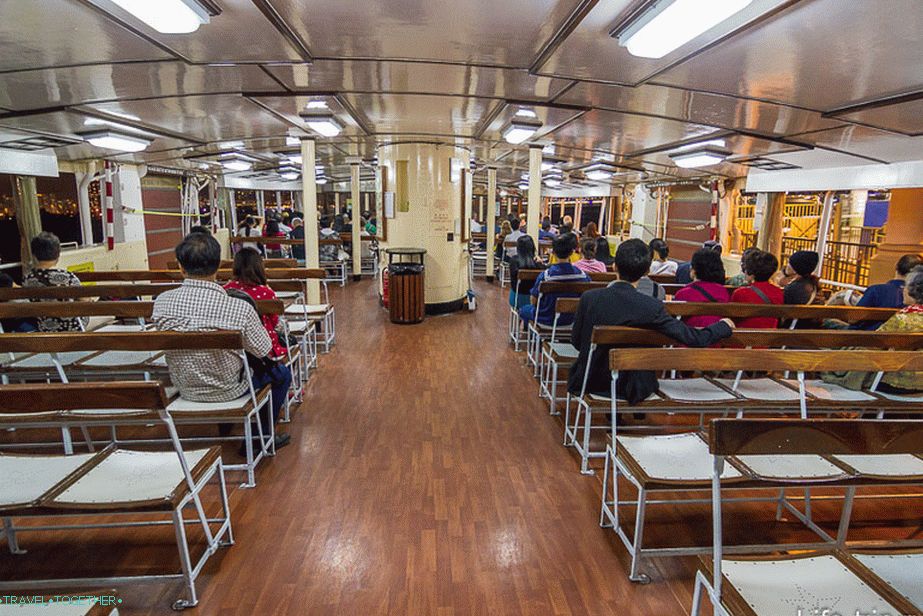 Inside the Star Ferry Ferry