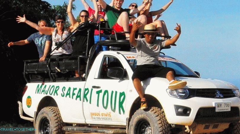 Izlet na džipovima na Samui