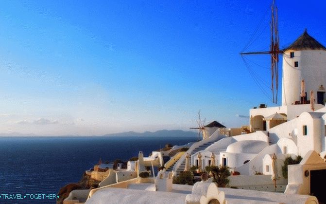 Vjetrenjače na Santoriniju