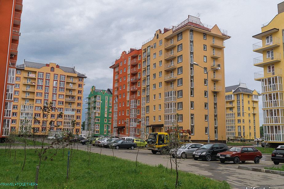 Kvartal Evropa-grad u evropskom stambenom kompleksu